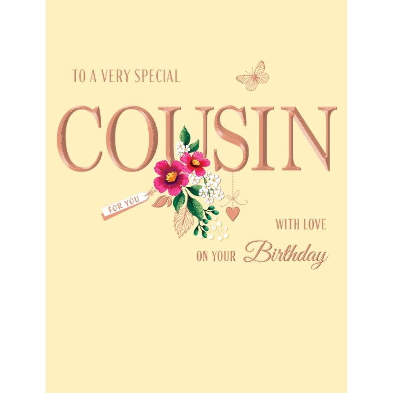 to a very special cousin