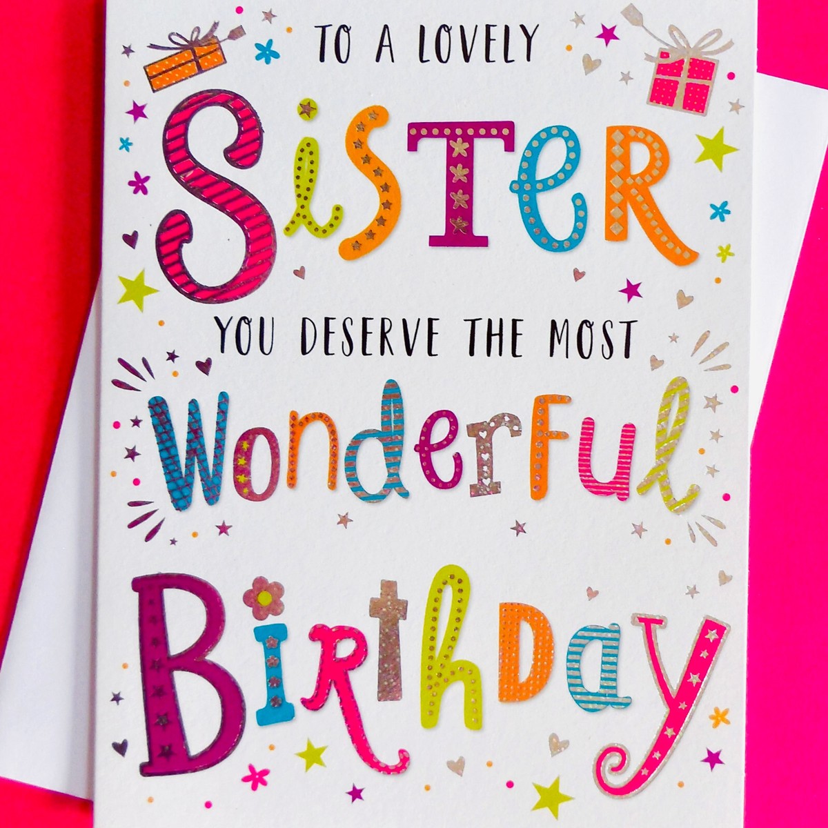 to a lovely sister