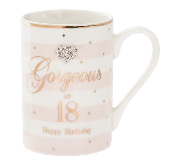 gorgeous at 18 fine china mug