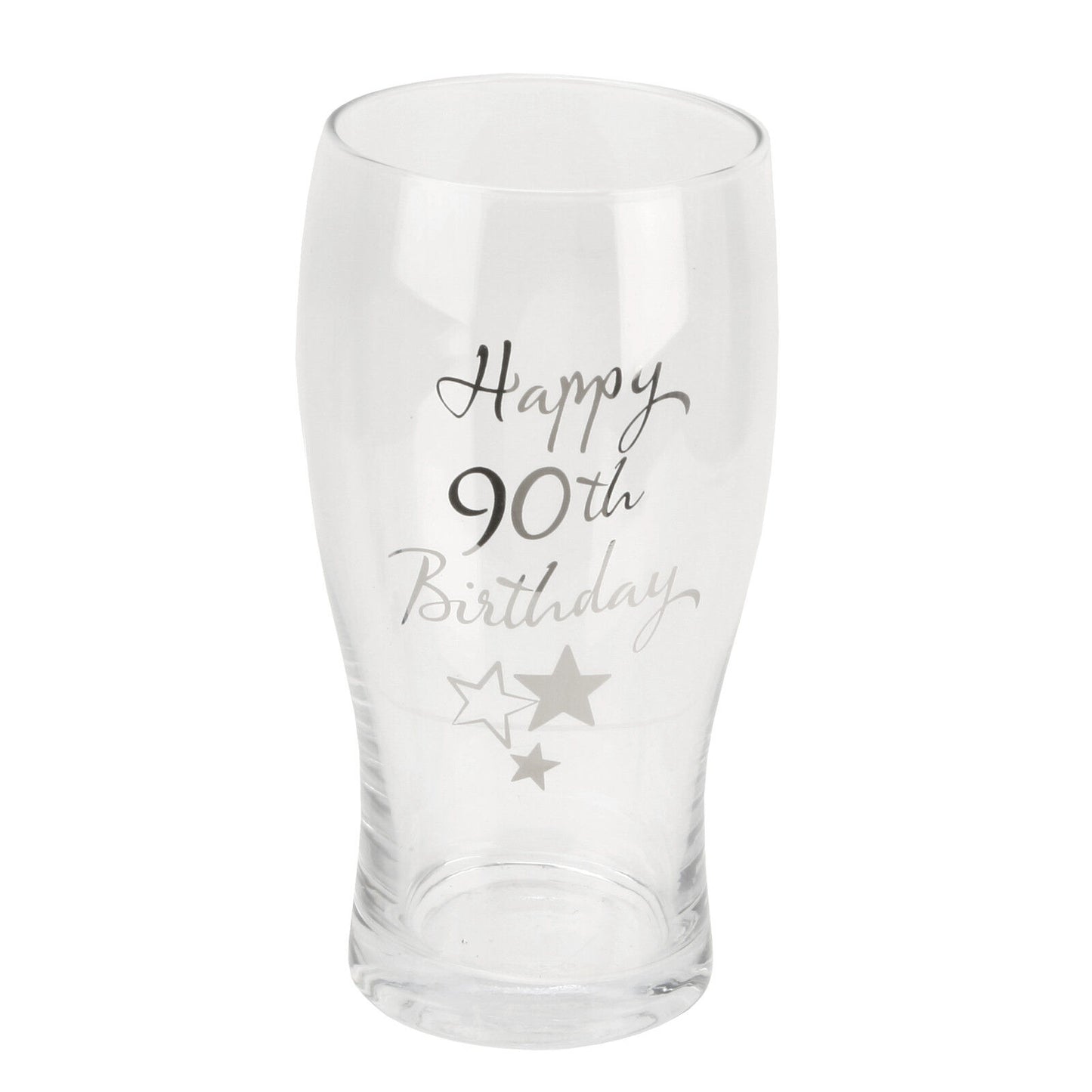 90th birthday pint glass