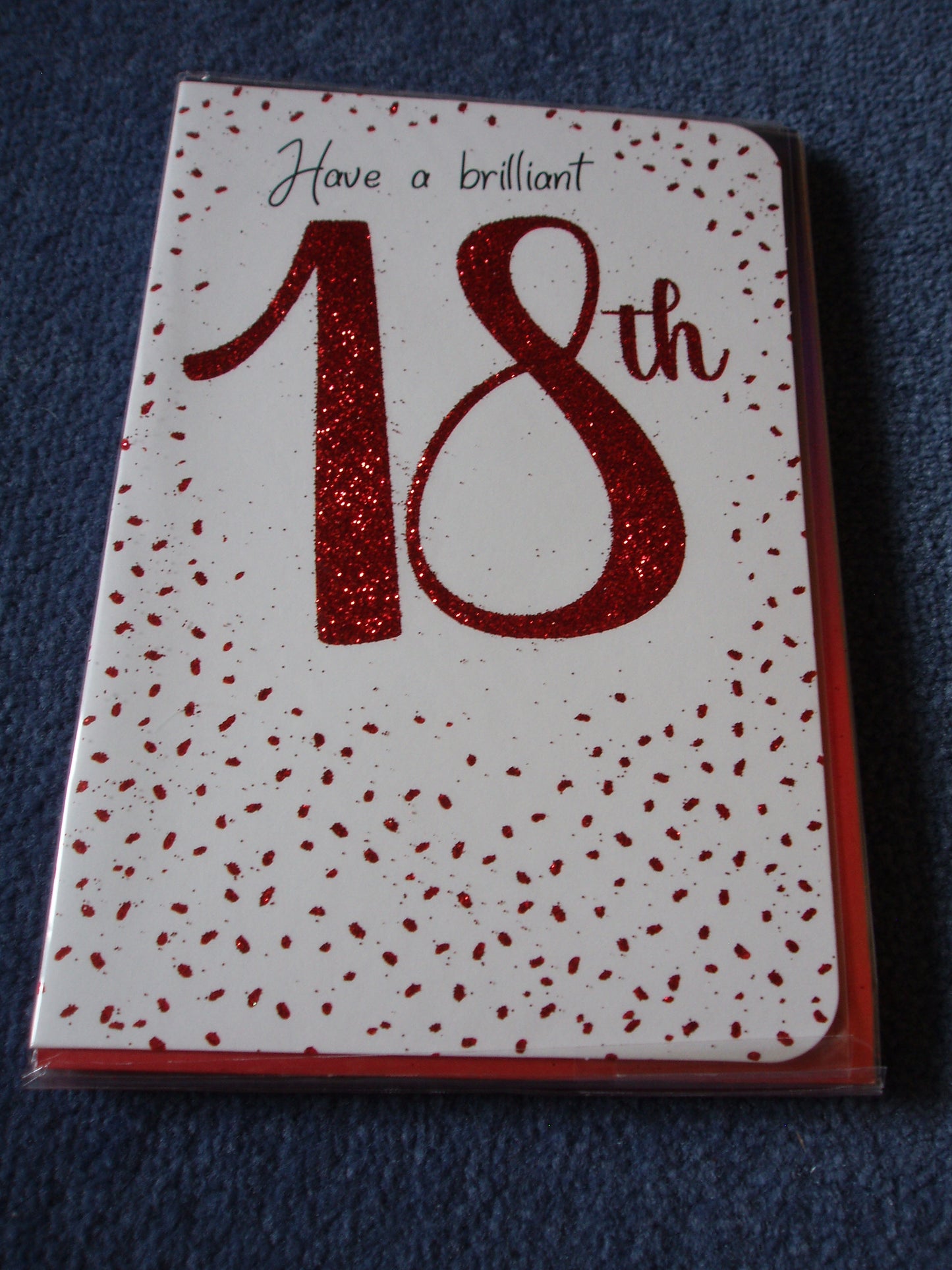 age 18 male red glitter