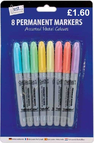 8 PERMANT MARKERS