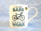 cycling fine china mug