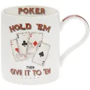 poker fine china mug