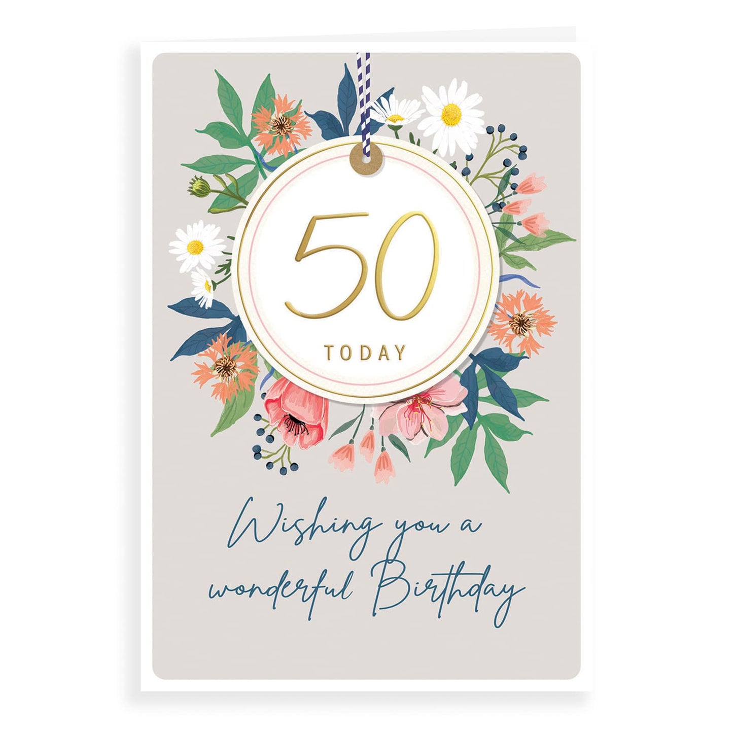 50 today wishing you a wonderful birthday