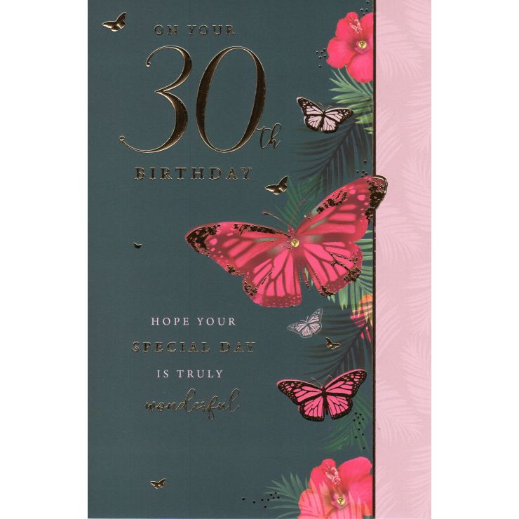 on your 30th birthday with love