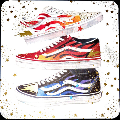 Birthday Card - Trainers - Sneakers