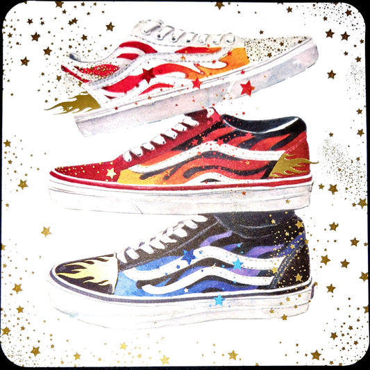 Birthday Card - Trainers - Sneakers