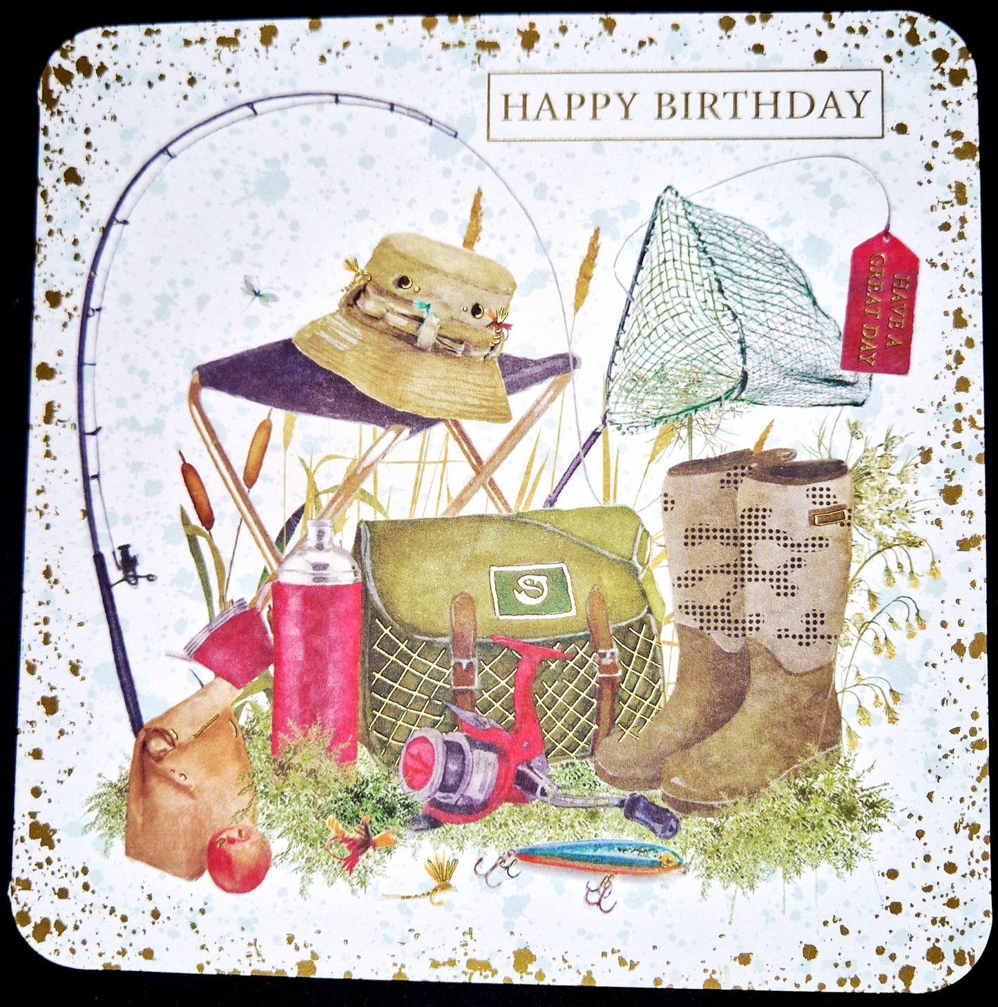 Birthday Card - Fishing Theme