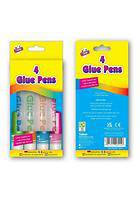 4 GLUE PENS