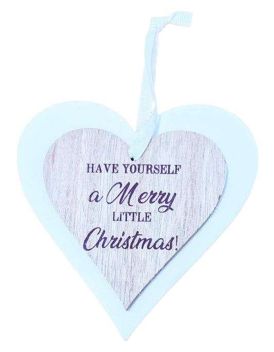 Christmas Heart Plaque