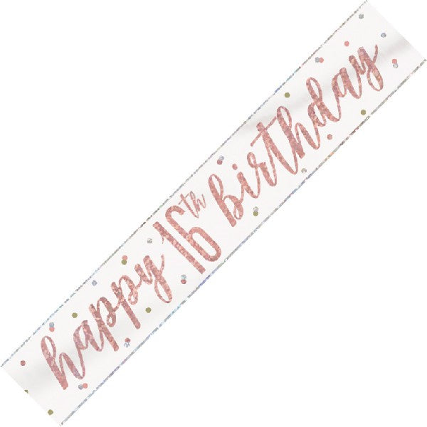 Age 16 Birthday Banner