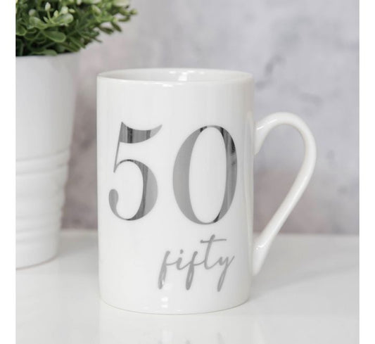 50th birthday mug
