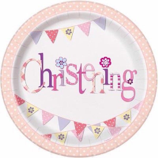 PINK CHRISTING PLATES