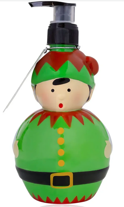 Christmas Festive Liquid Hand Soap Dispenser - Elf - Snowman - Santa