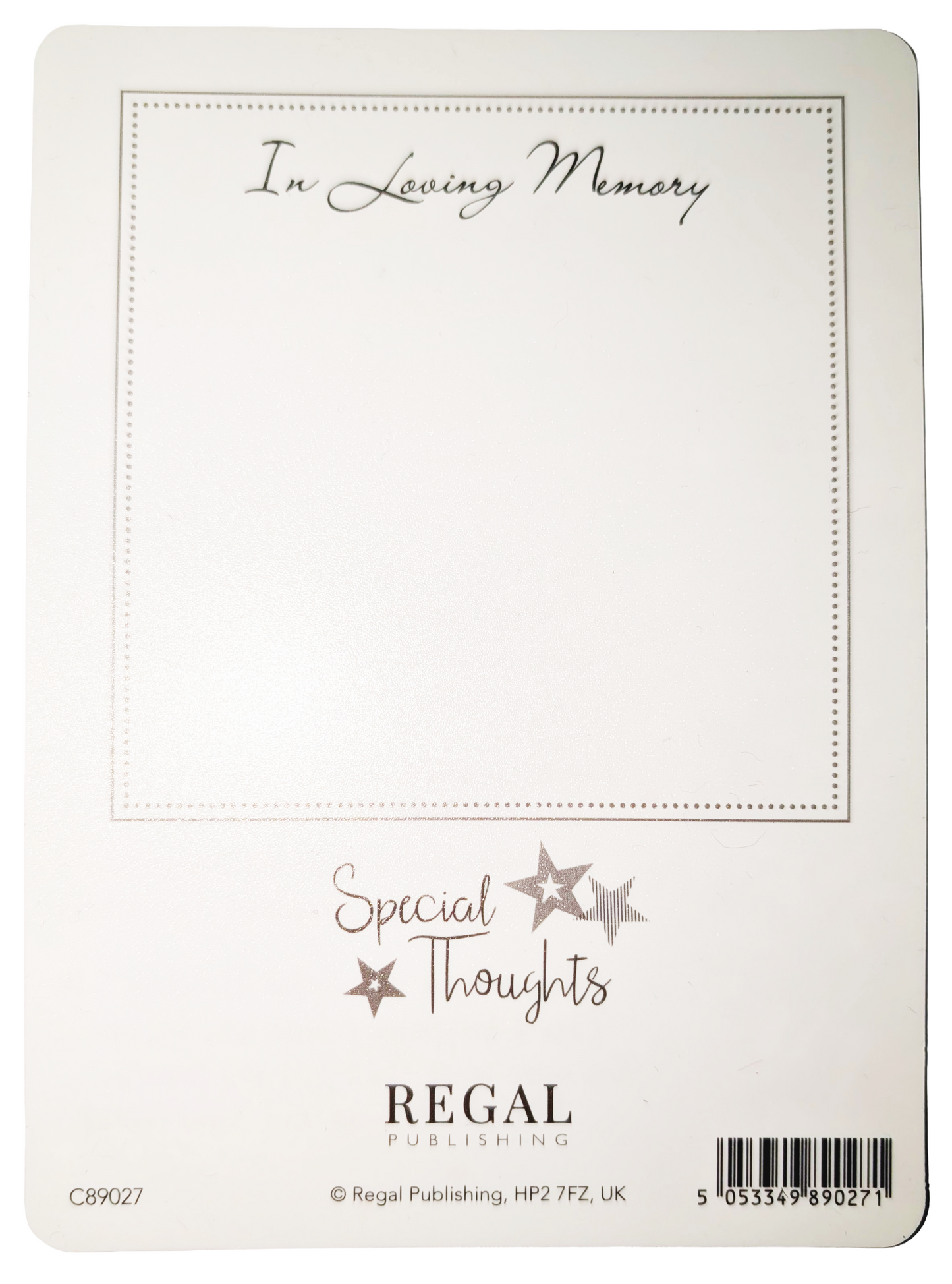 Graveside Card - Mum and Dad