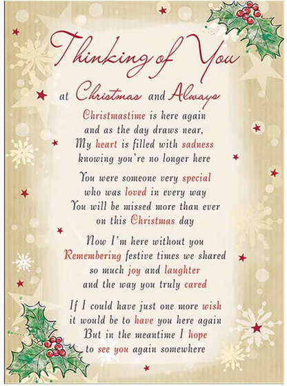 Graveside Card - Thinking of You