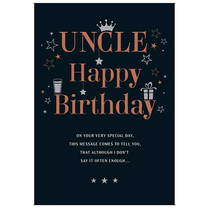 Uncle - Birthday Card