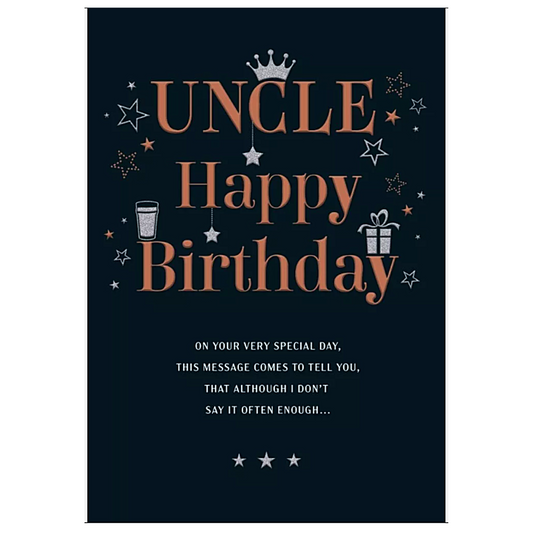 Uncle - Birthday Card