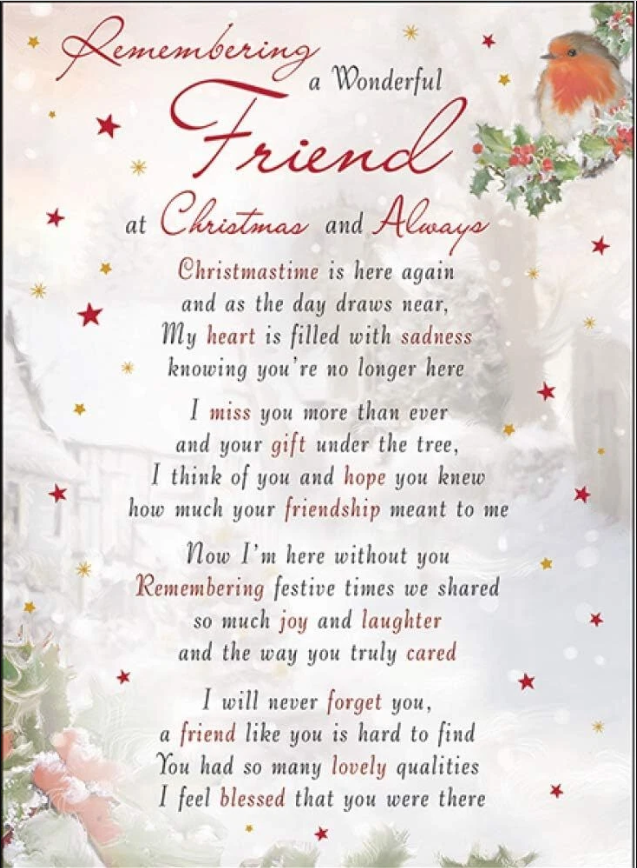 Graveside Card - Friend