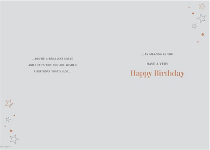 Uncle - Birthday Card