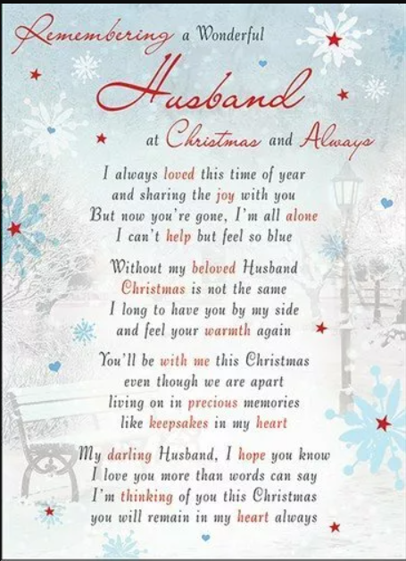 Graveside Card - Husband