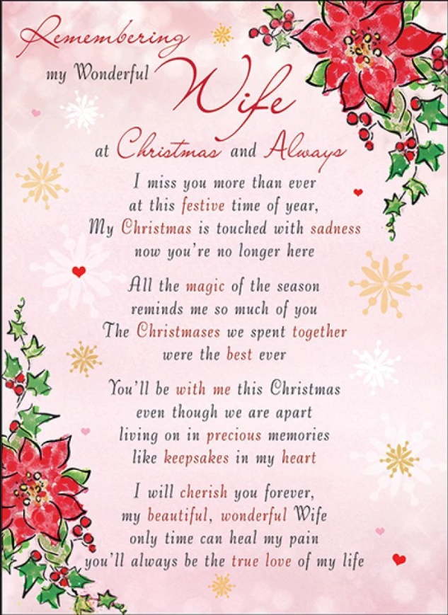 Graveside Card - Wife