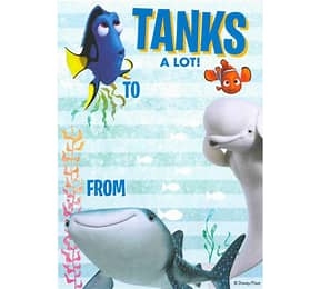 THANK YOU SHEETS FINDING DORY