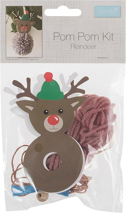Christmas Pom Pom Kit - Reindeer