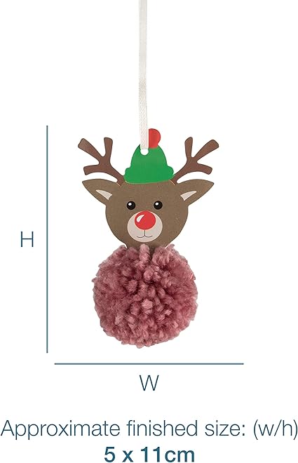 Christmas Pom Pom Kit - Reindeer