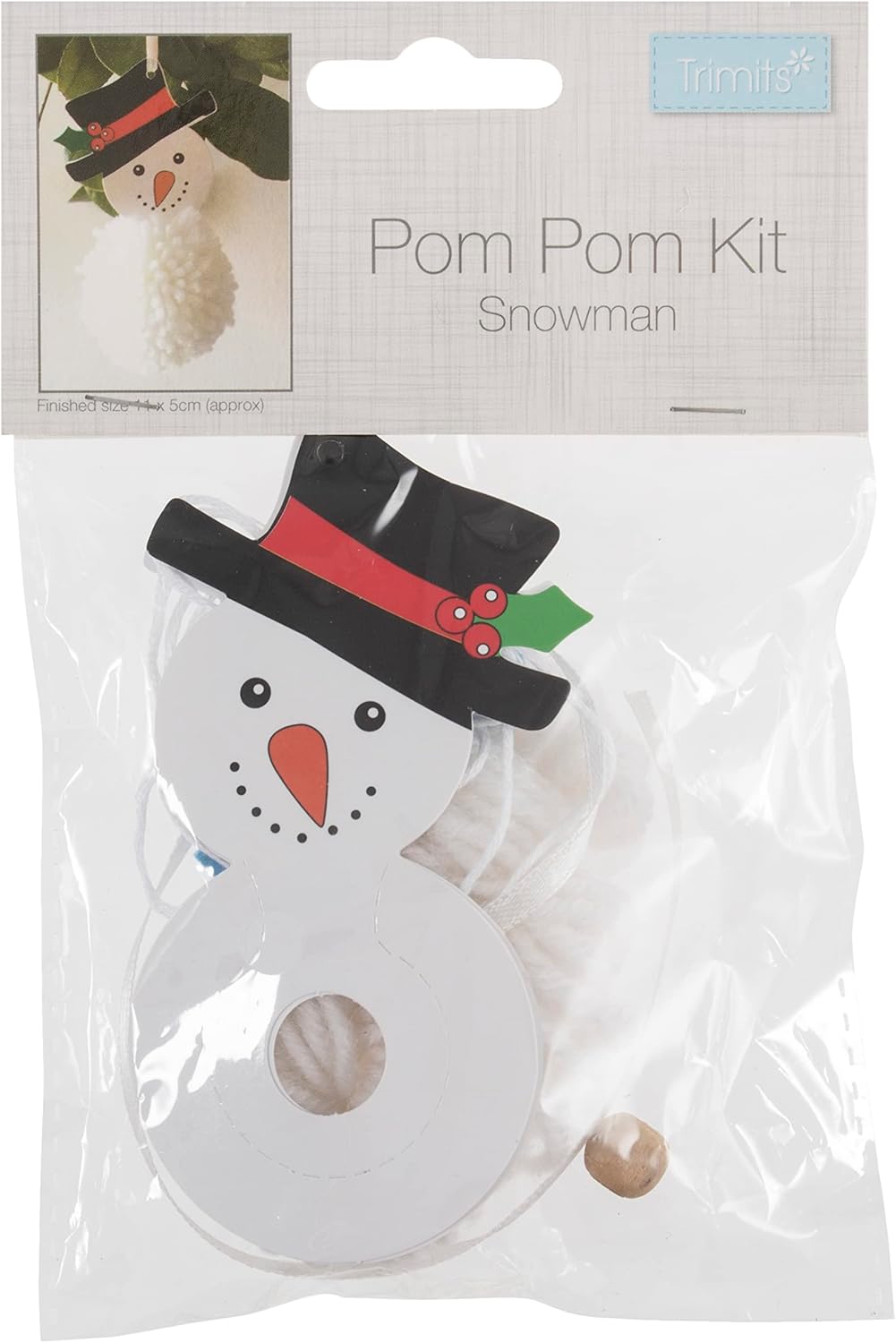 Christmas Pom Pom Kit - Snowman