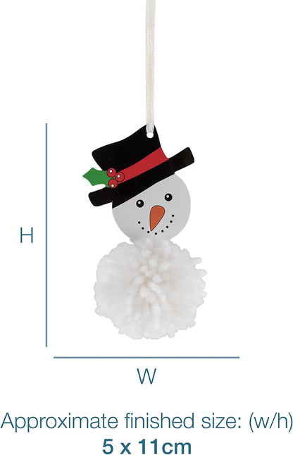 Christmas Pom Pom Kit - Snowman