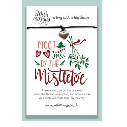 Christmas Wish Strings Bracelet - If Kisses Were Snowflakes