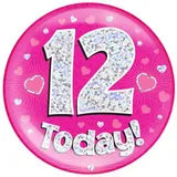 AGE 12 GIRL BADGE JUMBO