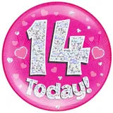14TH PINK BADGE JUMBO