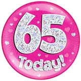 65TH PINK BADGE JUMBO