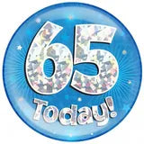 AGE 65 BOY BADGE JUMBO